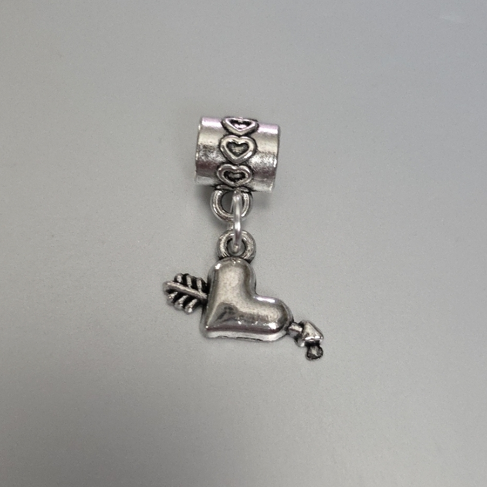 HEART Charm Compatable With Pandora